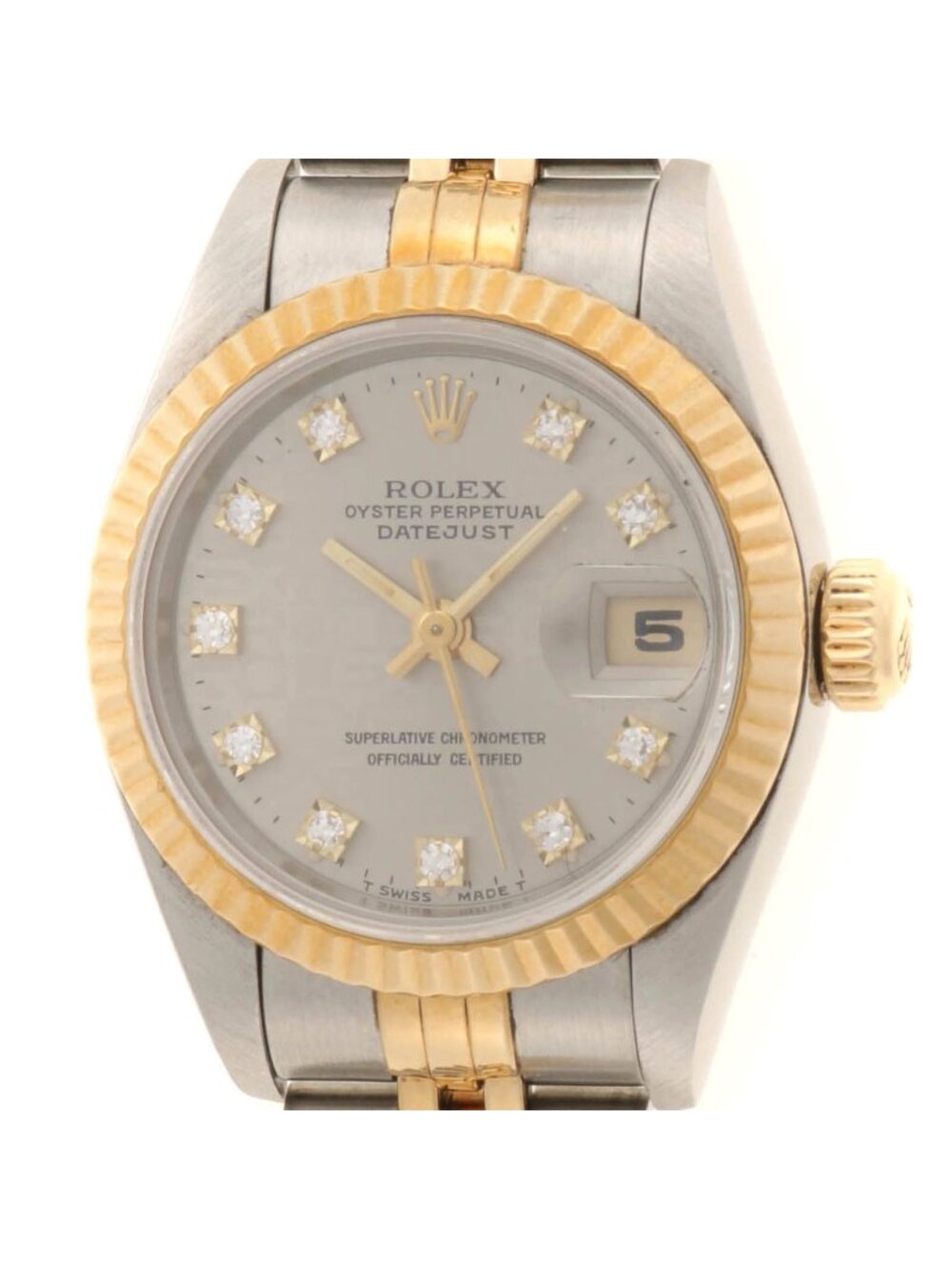 Rolex Datejust Watch Stainless Steel Gray Computer